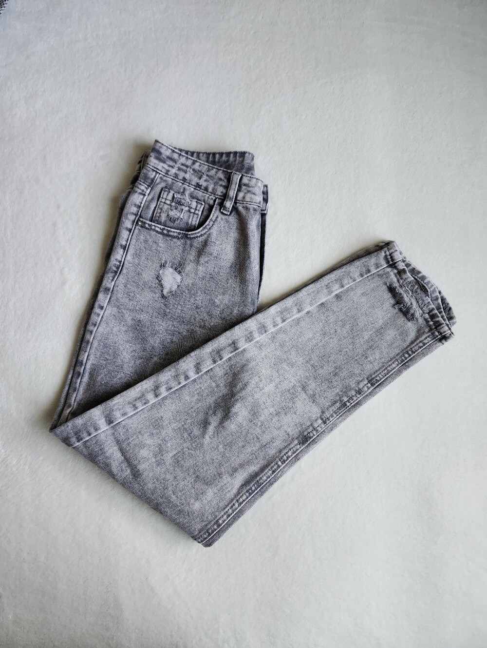 💔 Under 15$ - Shein Gray High-Waist Jeans - Size 36
